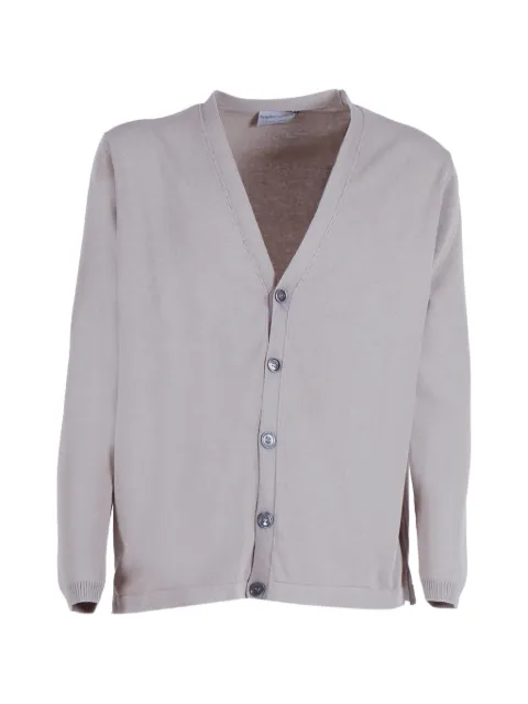 Settefili Cashmere side-slit V-neck cardigan