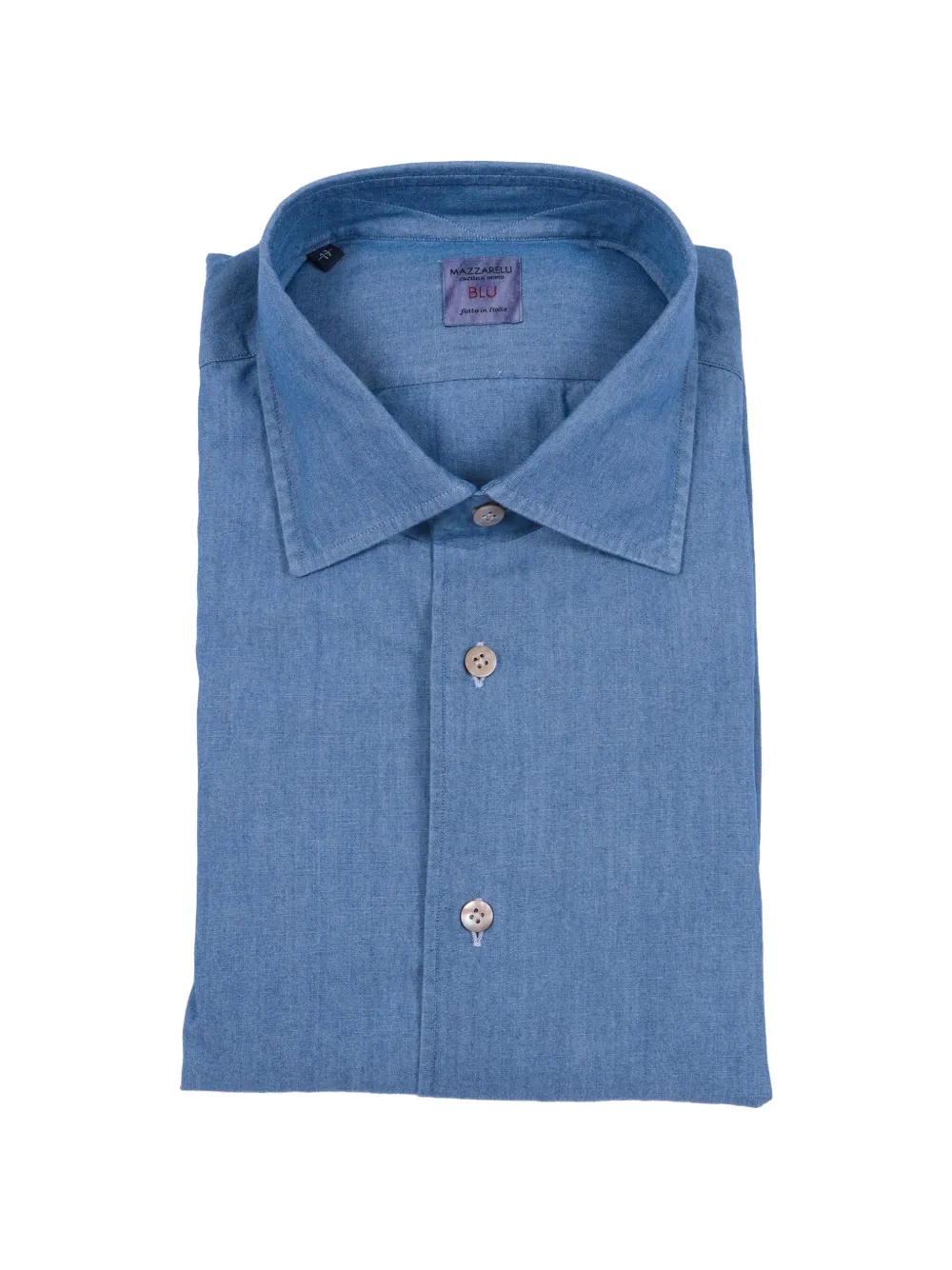 Mazzarelli buttoned shirt - Blu