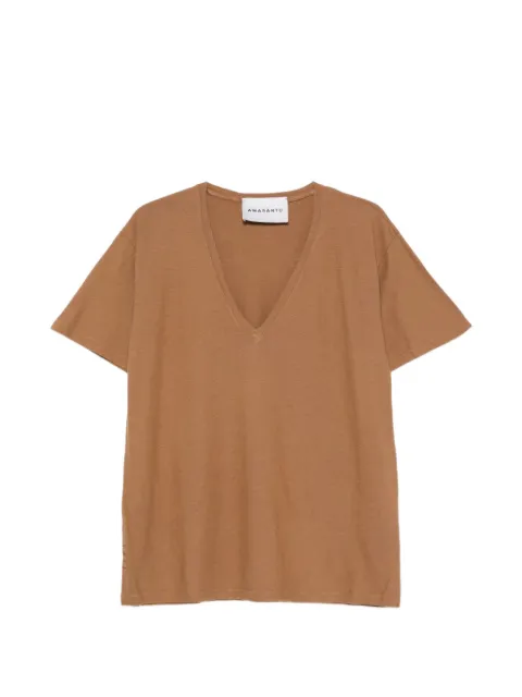 AMARÁNTO V-neck short-sleeve T-shirt