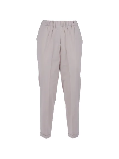 Antonelli elasticated turn-up trousers