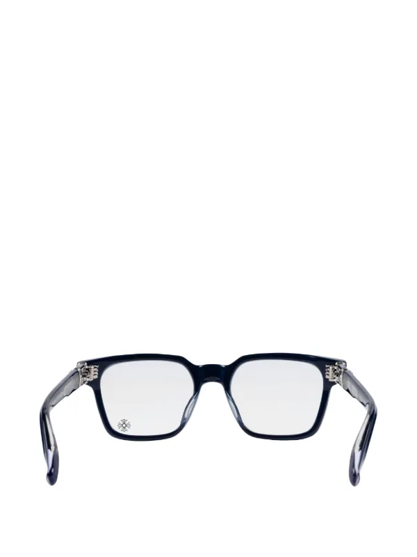 Chrome Hearts Celibussy rectangle-frame Glasses | Blue | FARFETCH