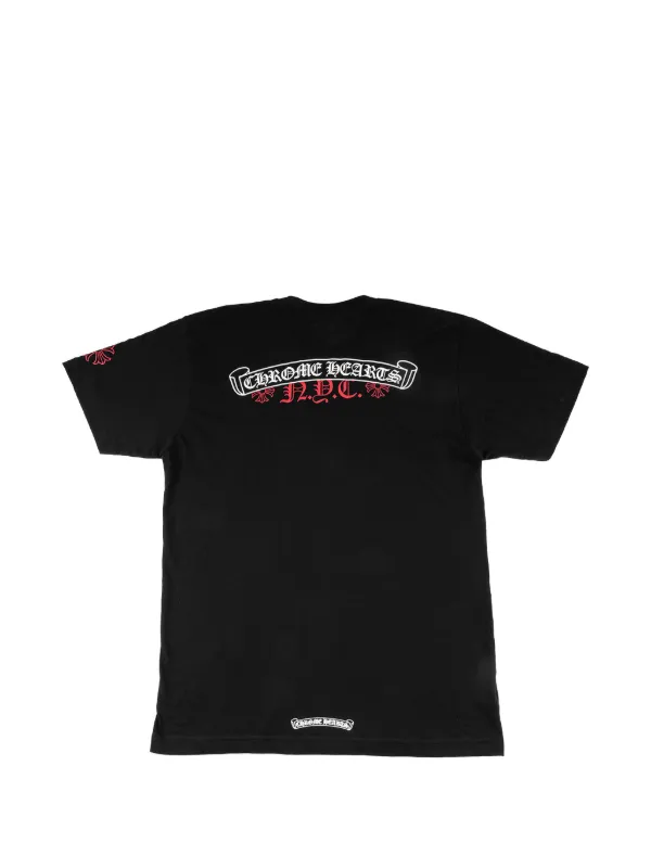 CHROME HEARTS クロムハーツ Tシャツ ニューヨーク限定 Chrome Hearts New York T-shirt | Black | FARFETCH