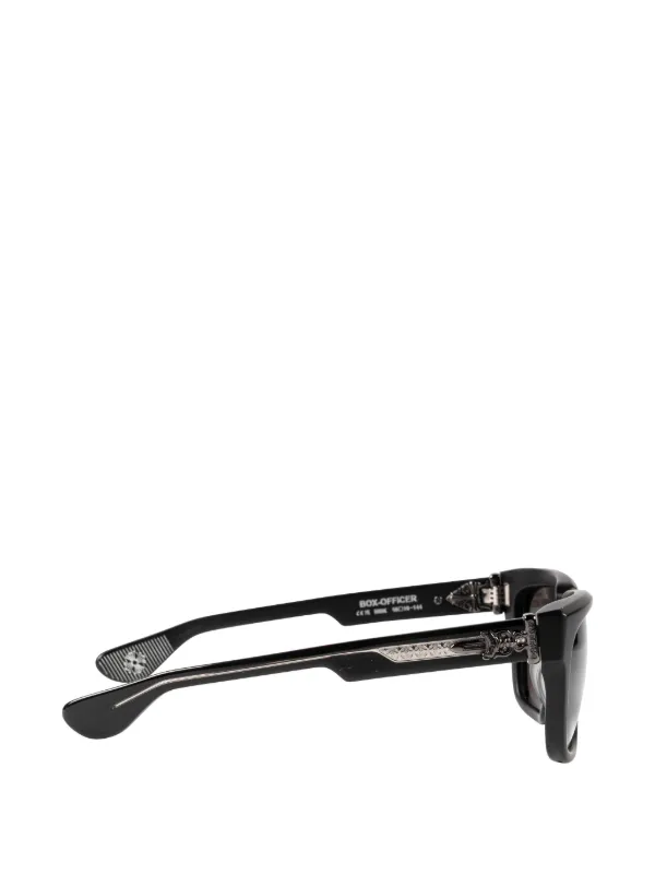 Chrome Hearts Box Officer スクエアフレーム サングラス | ブラック