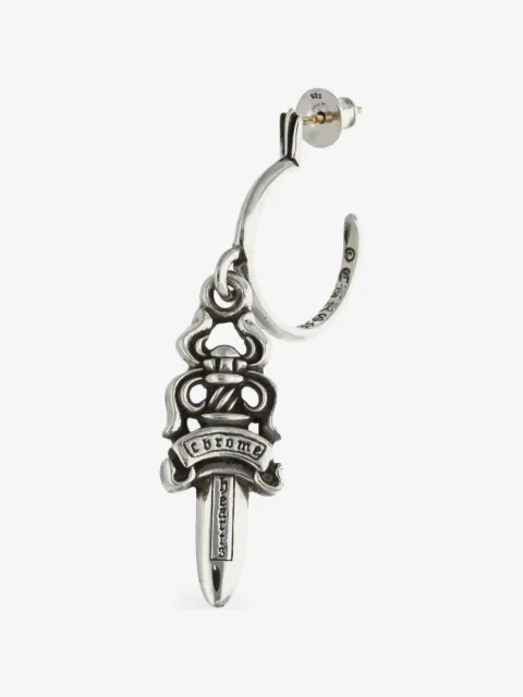 Chrome Hearts dagger-pendant earring