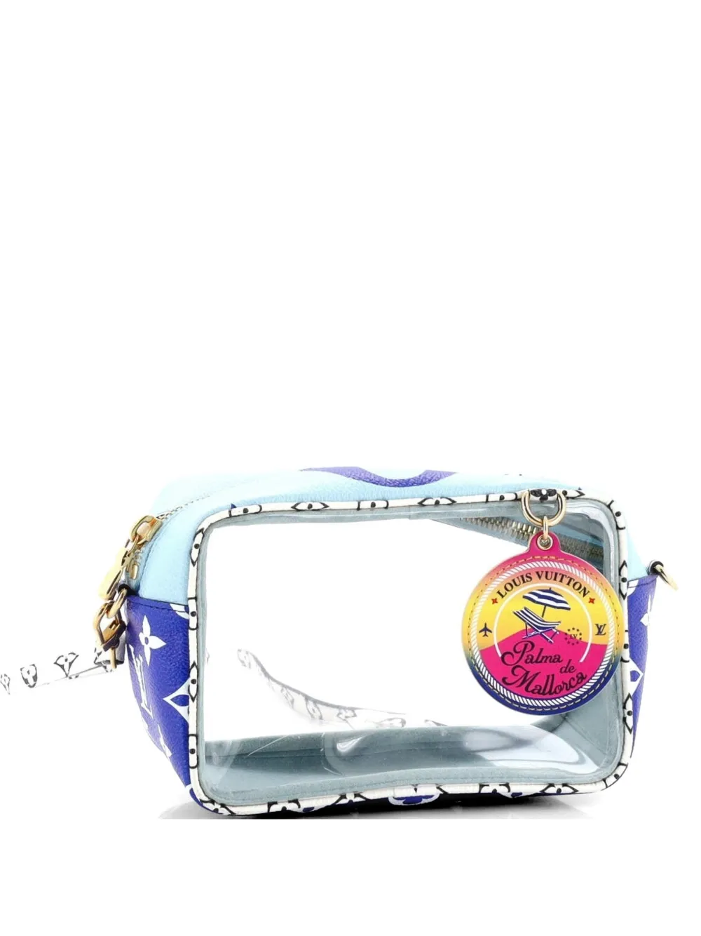 Louis Vuitton Pre-Owned Beach Pouch Limited Edition Colored Monogram Giant shoulder bag - Blu