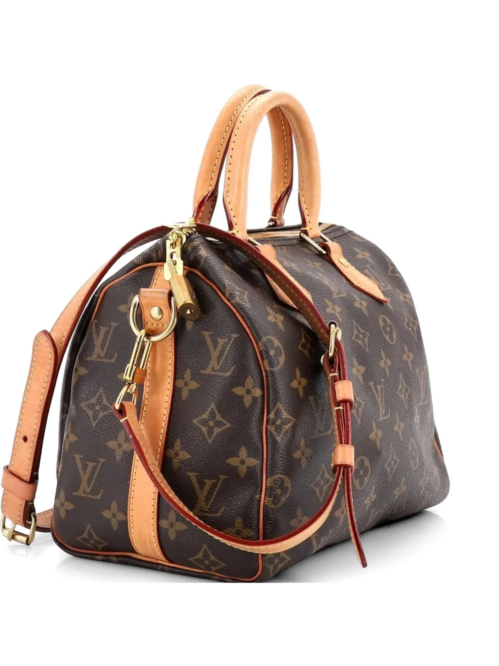 Louis Vuitton Pre-Owned Speedy Bandouliere Bag Monogram Canvas 25 satchel - Brown