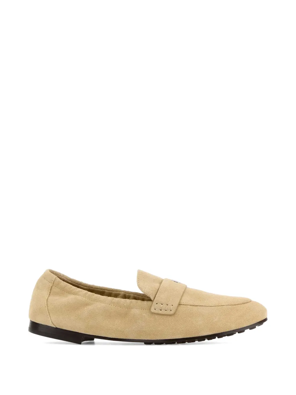 Tory Burch logo suede loafers - Toni neutri