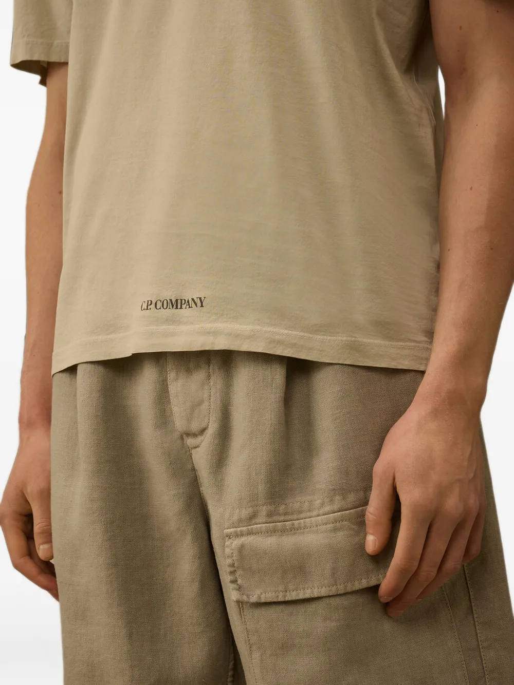 C.P. Company T-shirt met ronde hals Grijs