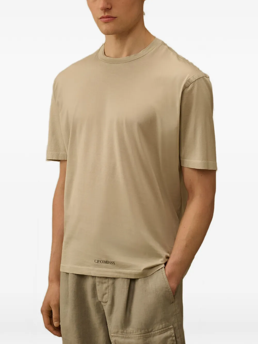 C.P. Company T-shirt met ronde hals Grijs