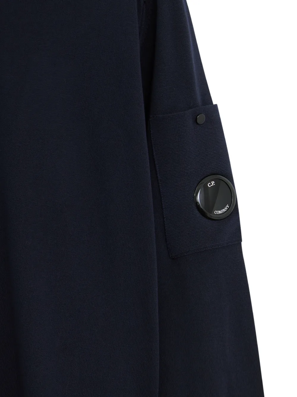 C.P. Company Trui met Lens-detail en lange mouwen Blauw