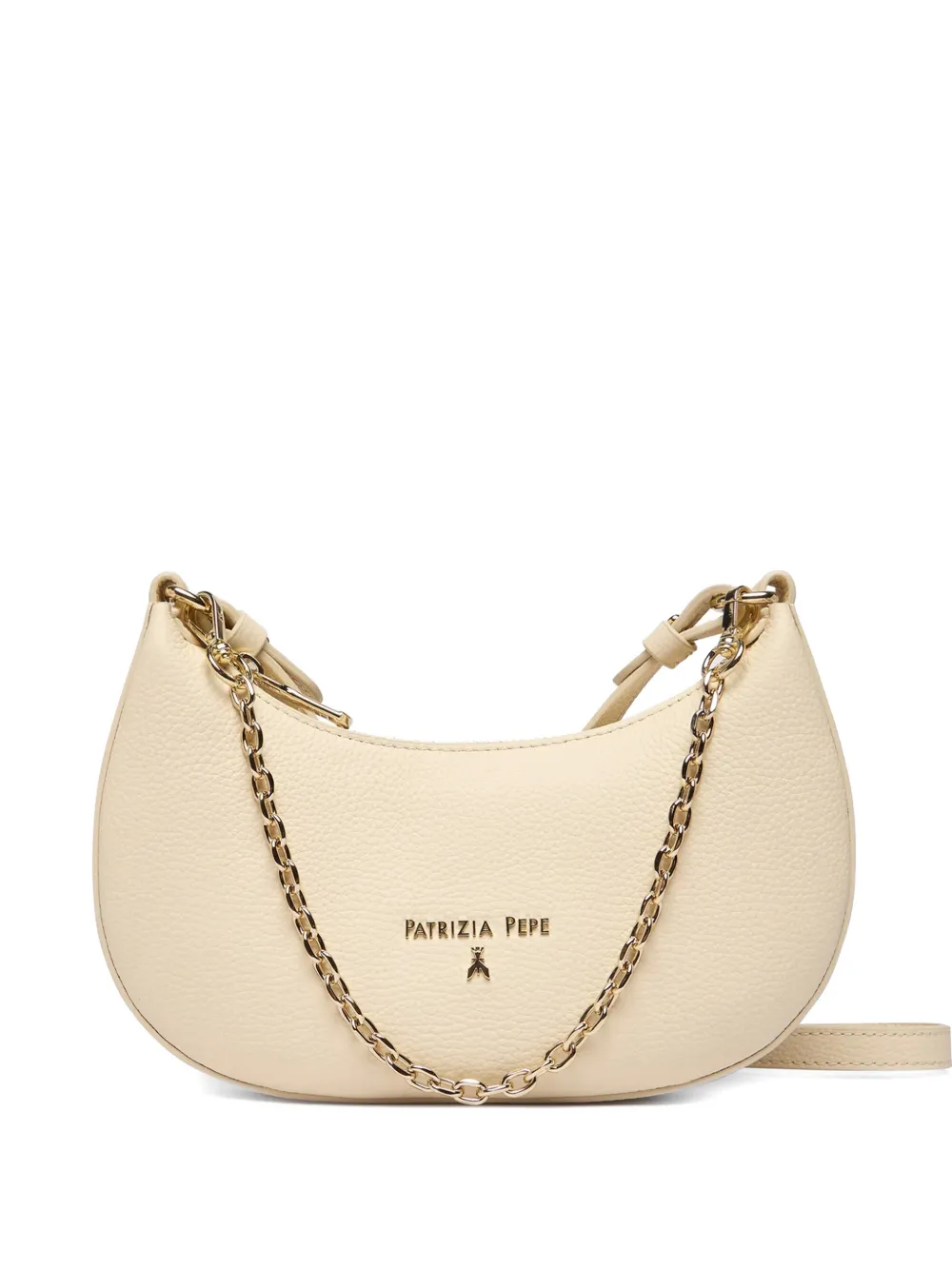 Patrizia Pepe chain detail shoulder bag - Toni neutri