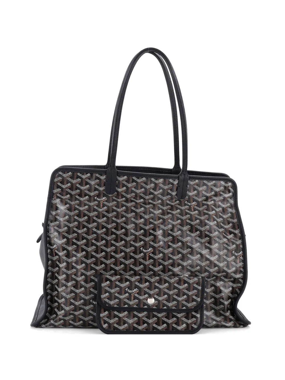 Goyard Pre-Owned Hardy Pet Carrier Coated Canvas PM tote bag - Nero