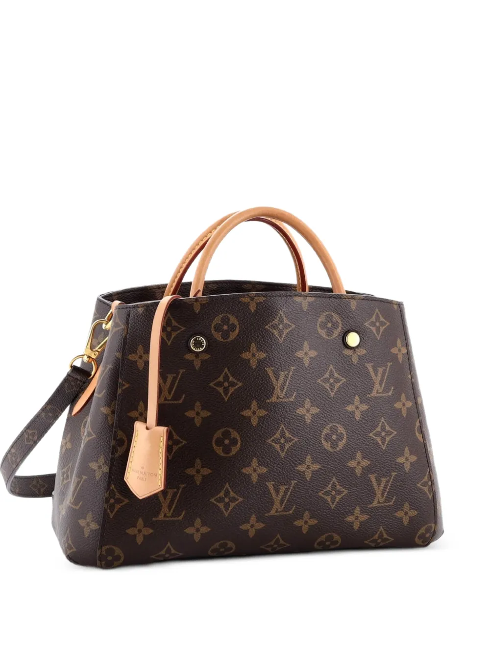 Louis Vuitton Pre-Owned Montaigne Handbag Monogram Canvas BB satchel - Marrone