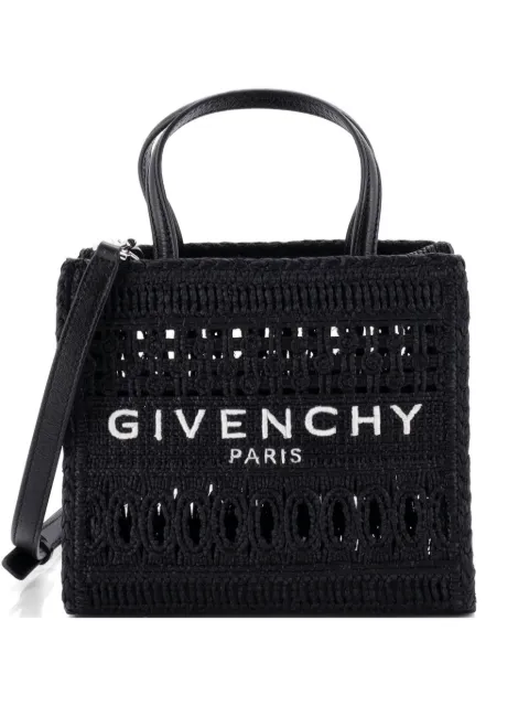 Givenchy Pre-Owned G- Woven Raffia Small tote bag