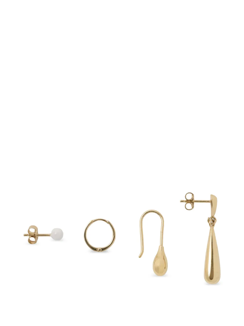 LEMAIRE mismatched drop earrings - Oro