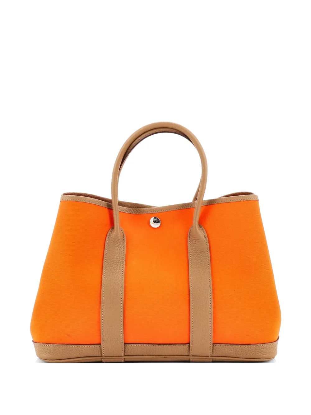 Hermès Pre-Owned Garden Party Toile and Leather 30 tote bag - Marrone