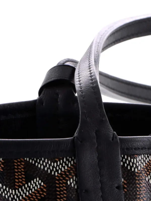 Goyard Pre-Owned Anjou Reversible Tote Coated Canvas Mini Satchel