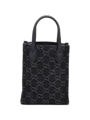 Gucci Pre-Owned 1990-2000 GGパターン ハンドバッグ | ブラック