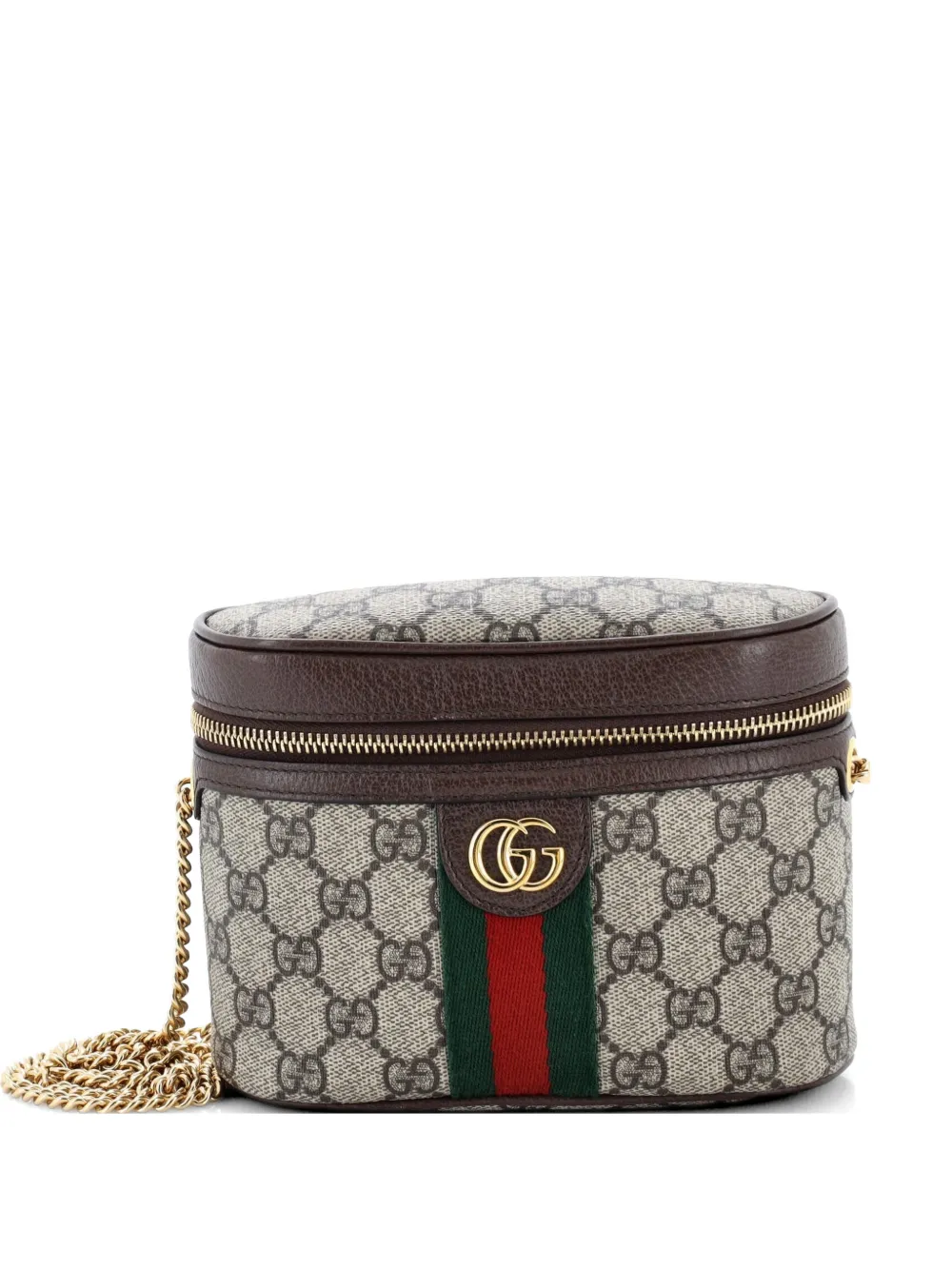 Gucci Pre-Owned Ophidia Chain GG Coated Canvas Small belt bag - Marrone