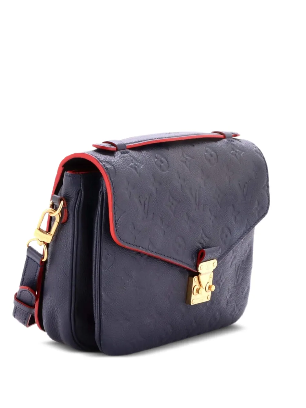 Louis Vuitton Pre-Owned Pochette Metis Monogram Empreinte Leather crossbody bag - Blu