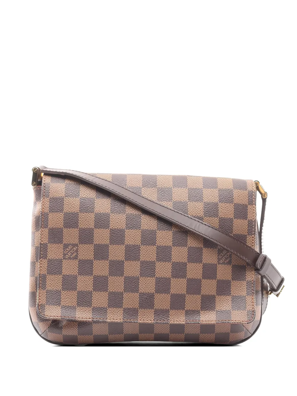 Louis Vuitton Pre-Owned Musette Tango Damier Ebene shoulder bag - Marrone