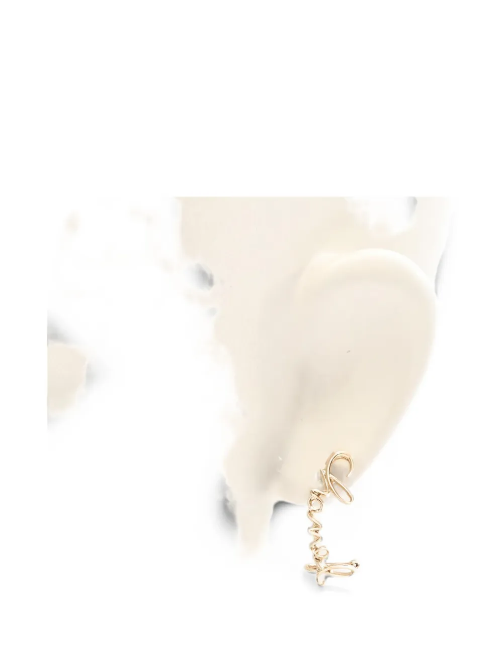 CHANEL Pre-Owned 1986-1988 Coco mark logo earrings - Oro