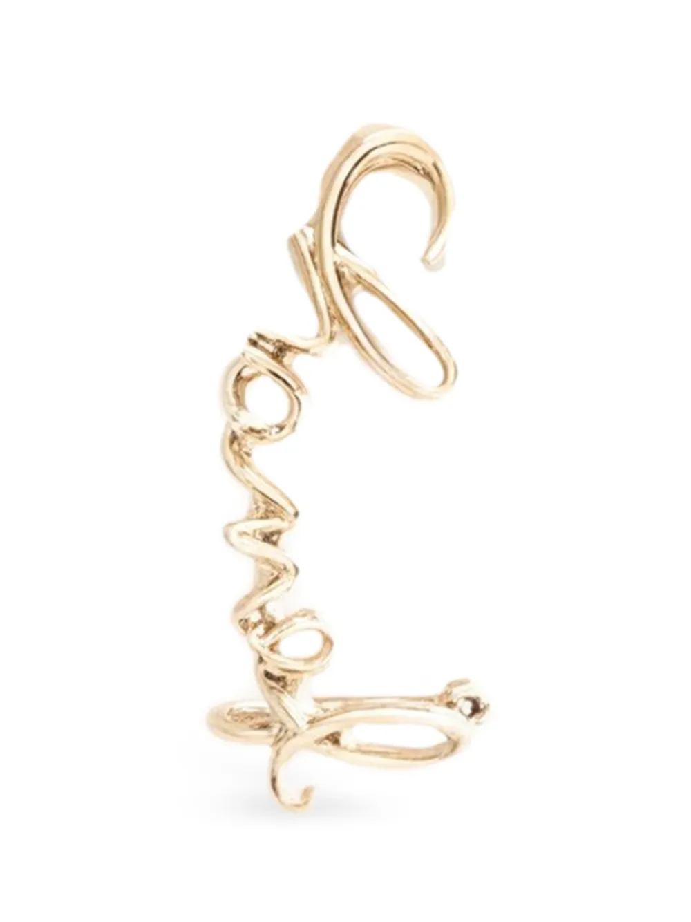 CHANEL Pre-Owned 1986-1988 Coco mark logo earrings - Gold