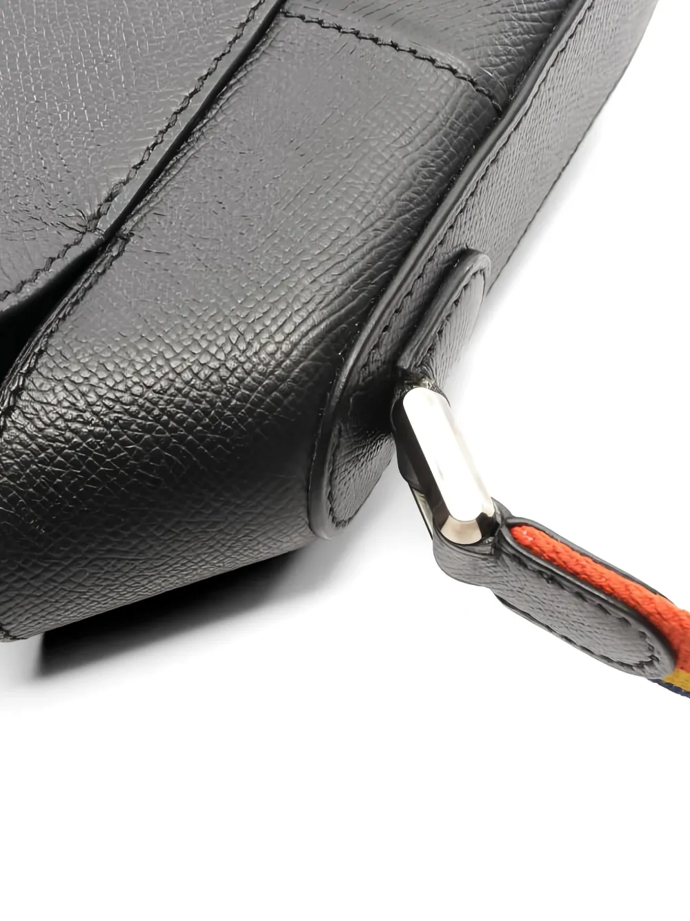 Hermès Pre-owned 2016 Octagon Leather Shoulder Bag in Black, view 5