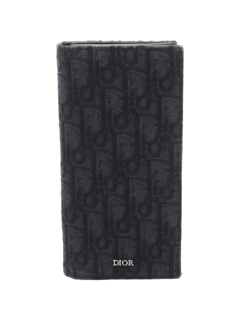 Christian Dior Pre-Owned 2000s Oblique jacquard bi-fold long wallet