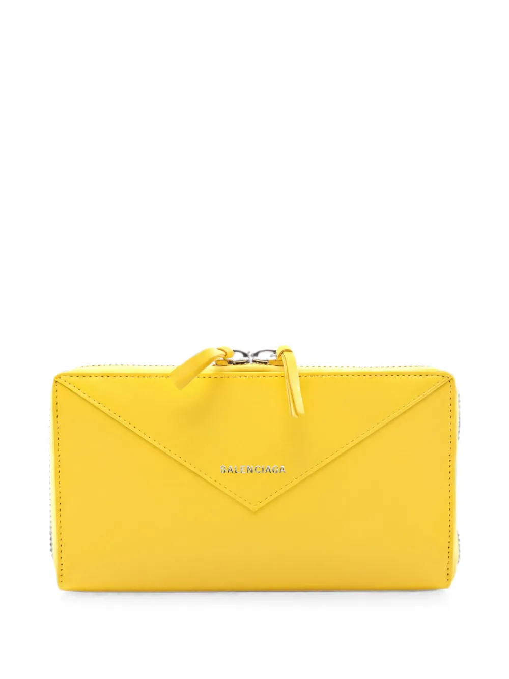 Balenciaga Pre-Owned Portafoglio Paper Continental anni 2000 - Giallo