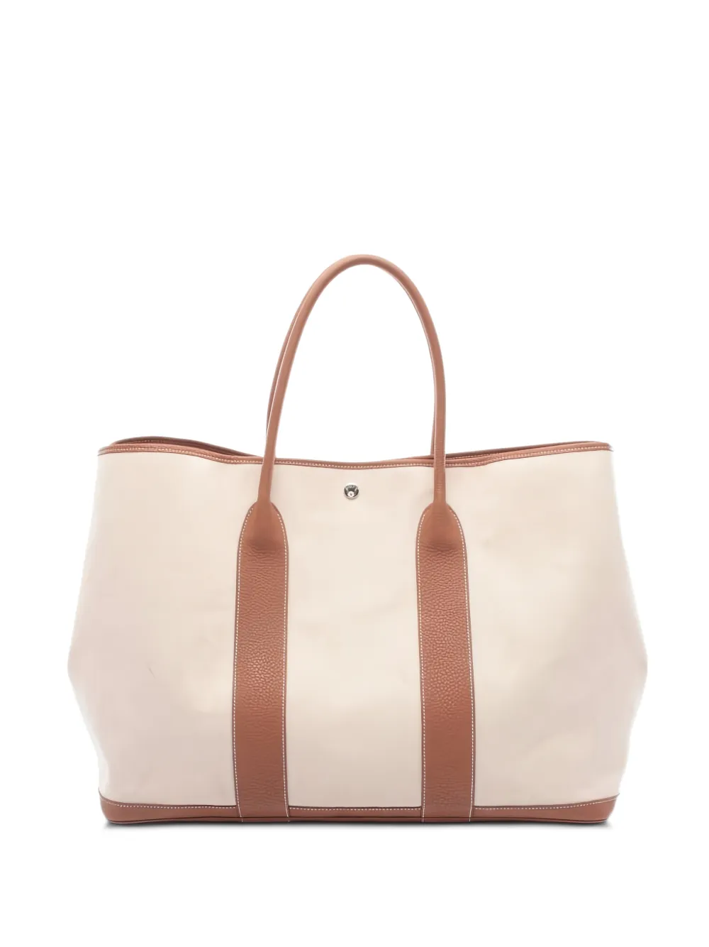 Hermès Pre-Owned 2024 Grand Chevron Negonda Garden Party tote bag - Toni neutri
