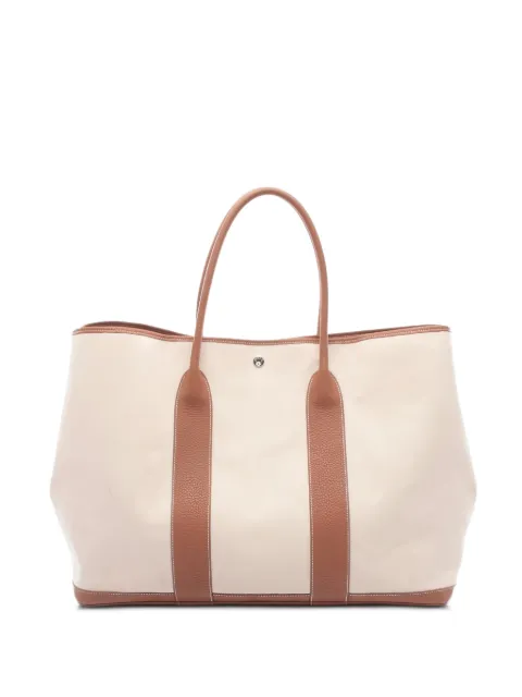 Hermès Pre-Owned tote Grand Chevron Negonda Garden Party 2024
