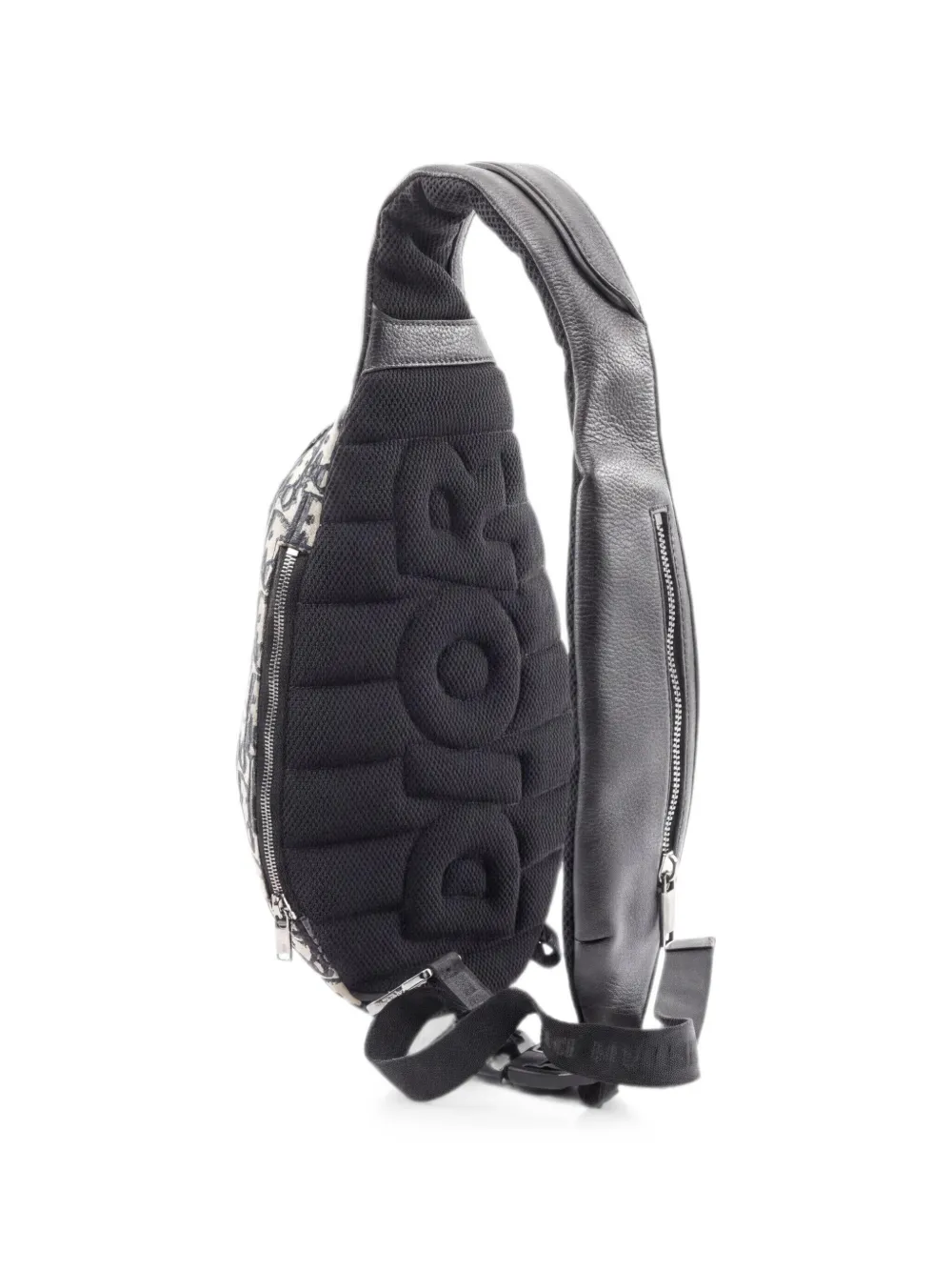 Christian Dior Pre-Owned Pre-owned Oblique leren crossbodytas Blauw