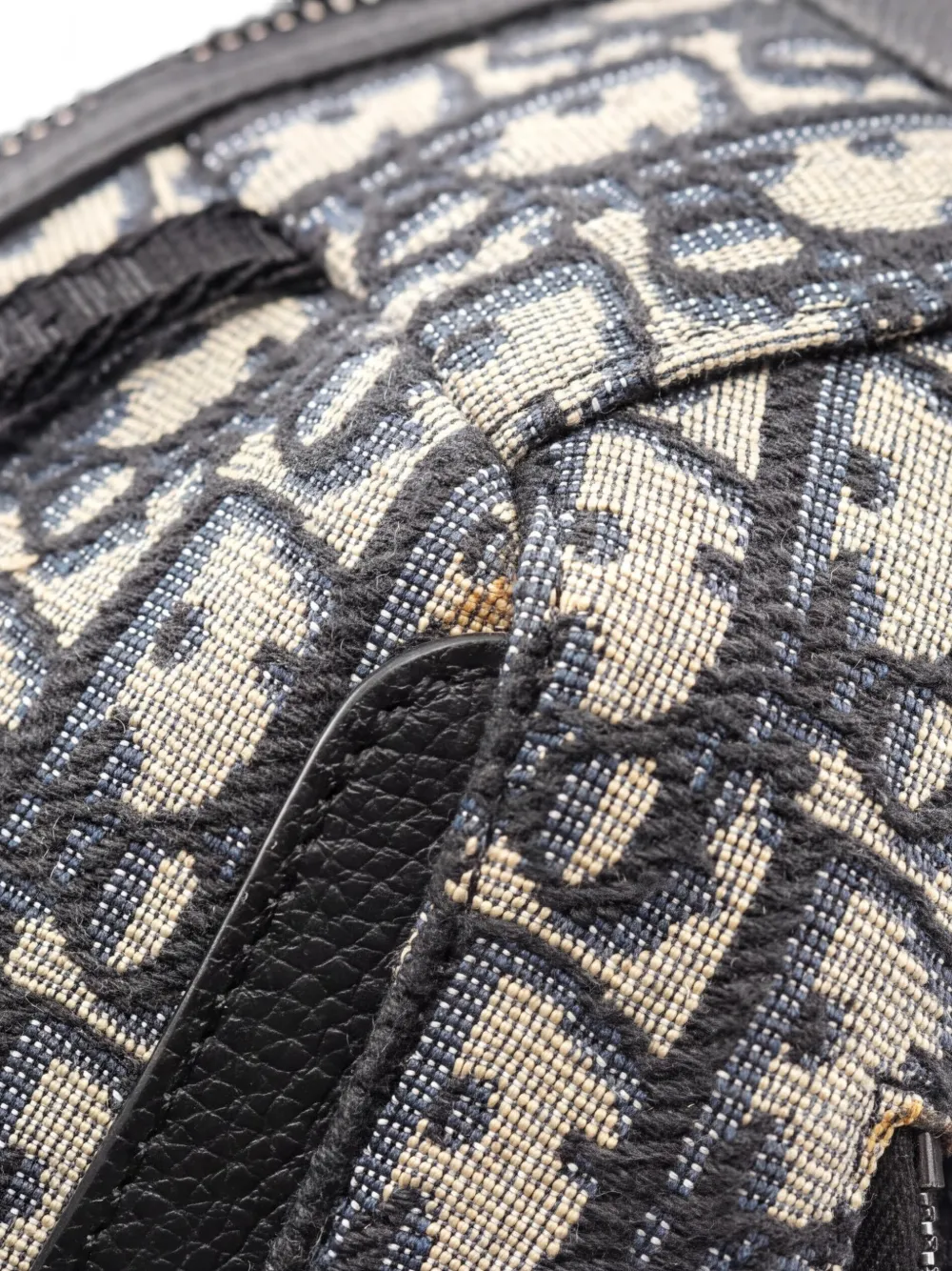 Christian Dior Pre-Owned Pre-owned Oblique leren crossbodytas Blauw