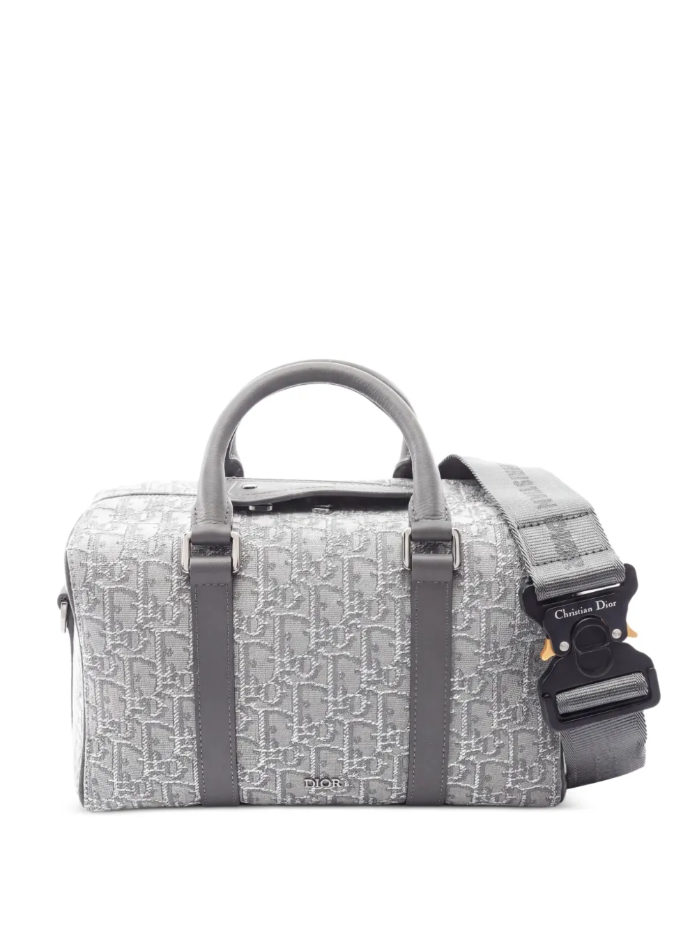 Christian Dior Pre-Owned 2010s Lango Tote Bag mit Oblique-Muster - Grau