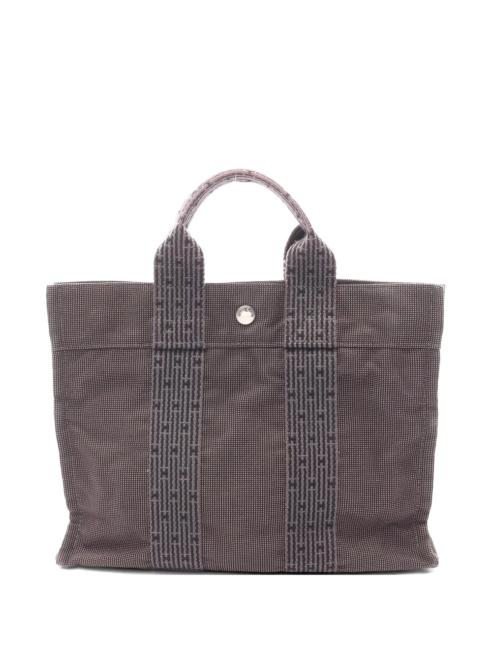 Hermès Pre-Owned 2000 PM Yale Line canvas tote bag - Braun