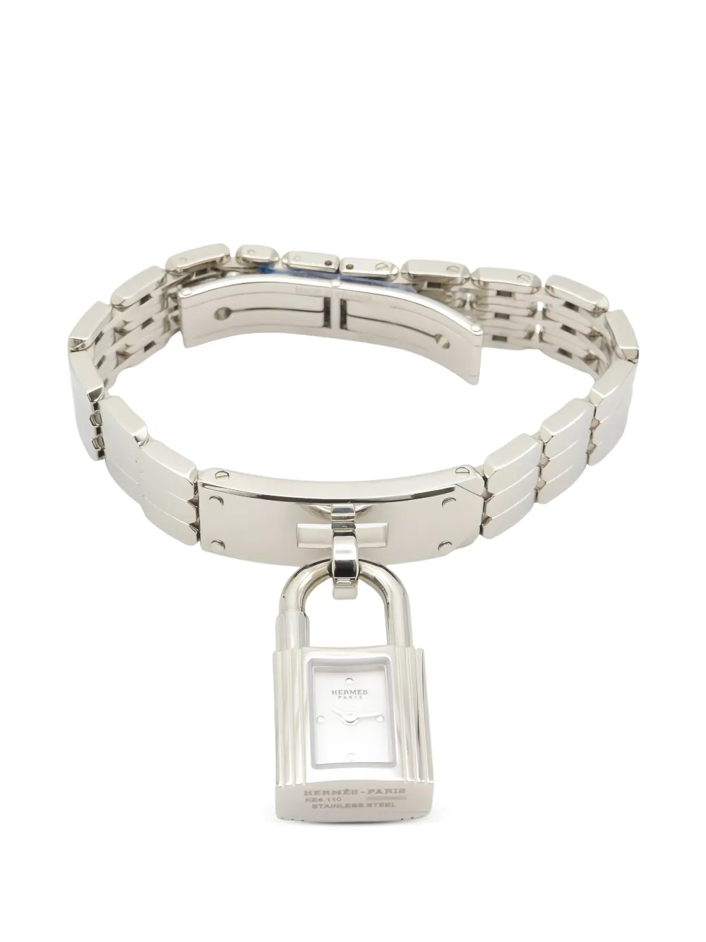 Pre-owned Hermes 2020s Kelly 17mm Watch In White