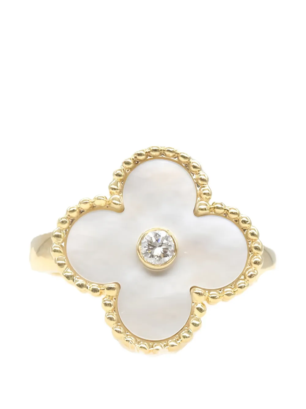 Van Cleef & Arpels Pre-Owned Vintage Alhambra diamond ring - Oro