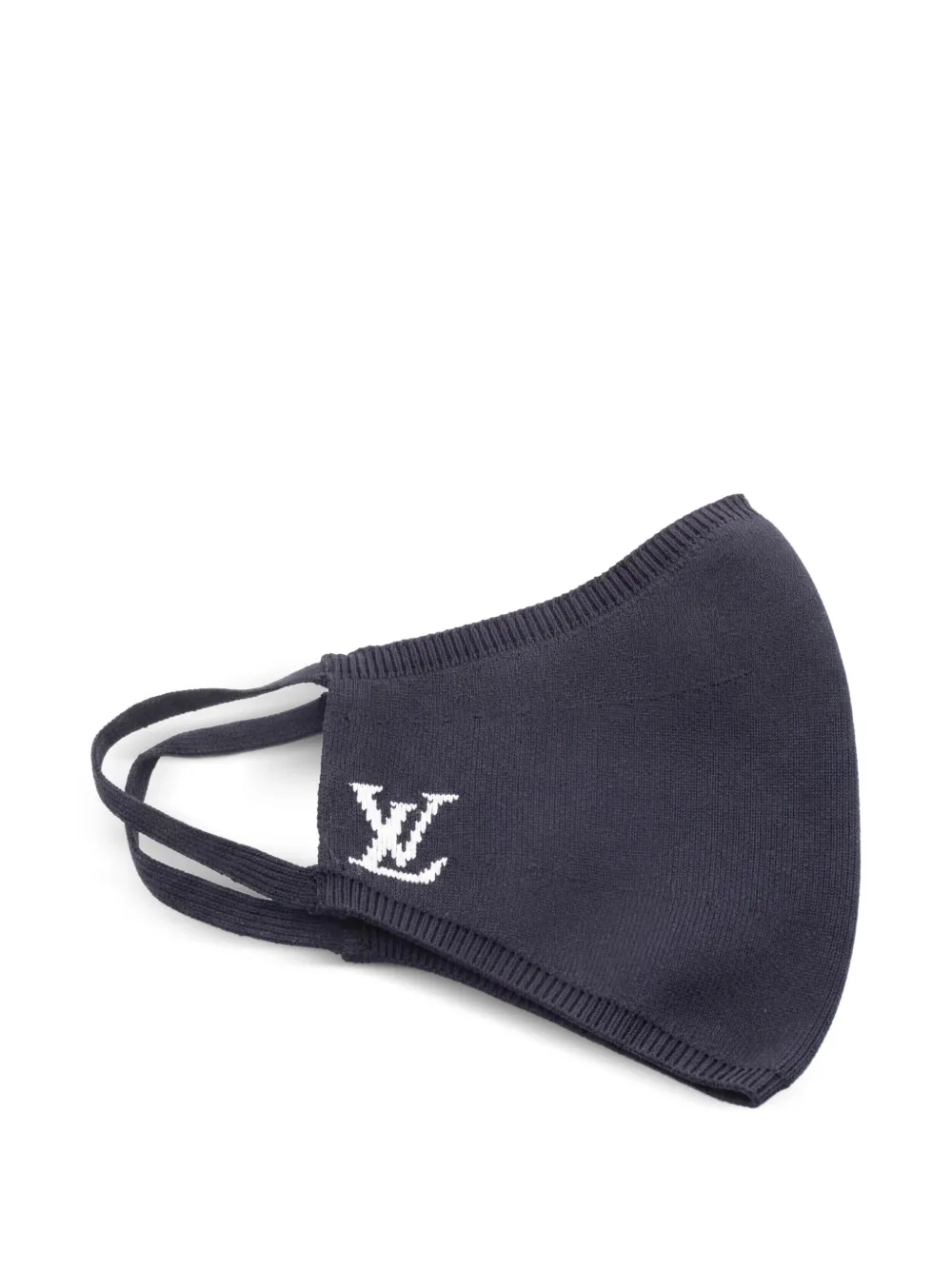 Louis Vuitton Pre-Owned Mundschutzmaske mit Logo-Stickerei - Schwarz