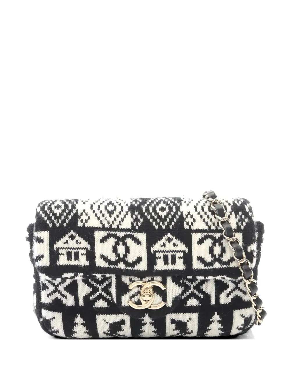 CHANEL Pre-Owned 2019 Coco Neige shoulder bag - Nero