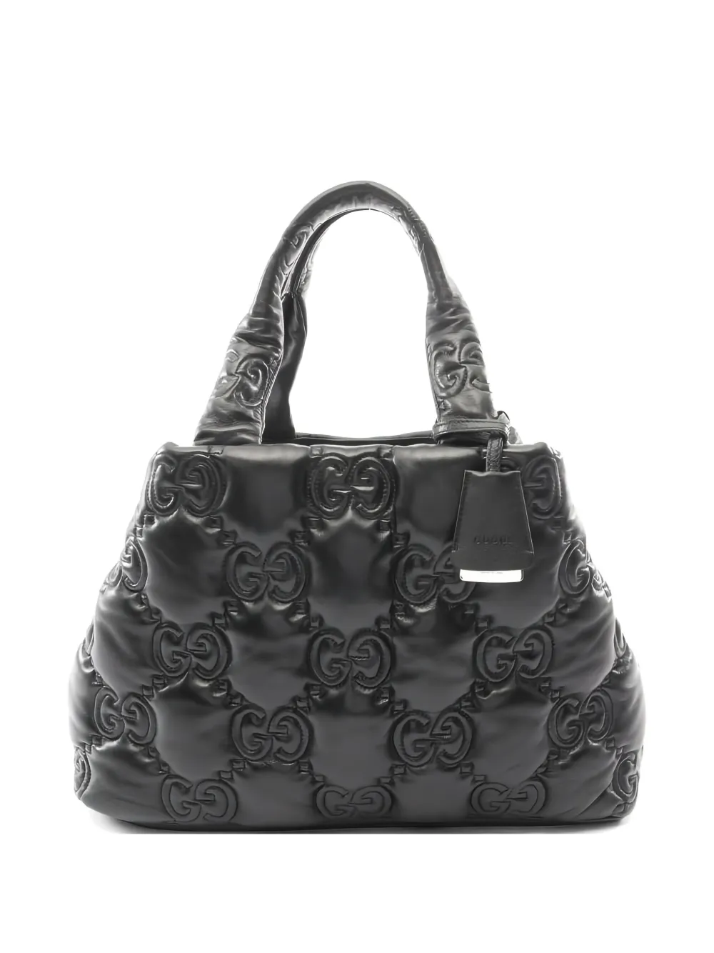 Gucci Pre-Owned 2010s large leather tote bag - Nero