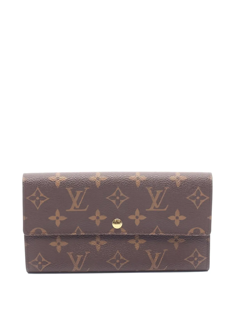 Louis Vuitton Pre-Owned Monogram bi-fold wallet - Braun