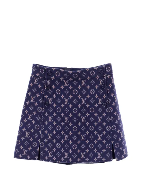 Louis Vuitton Pre-Owned 2010s monogram-pattern mini skirt