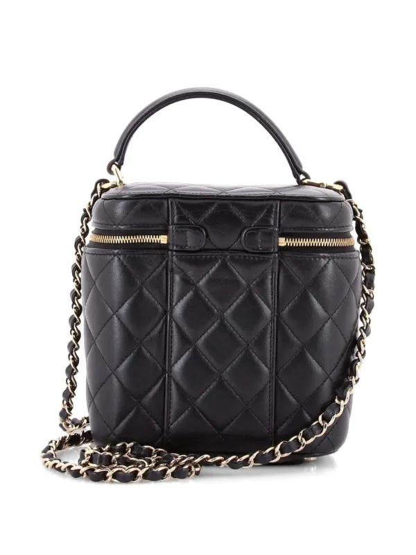 CHANEL Pre-Owned ココマーク トップハンドル バニティケースウィズ 