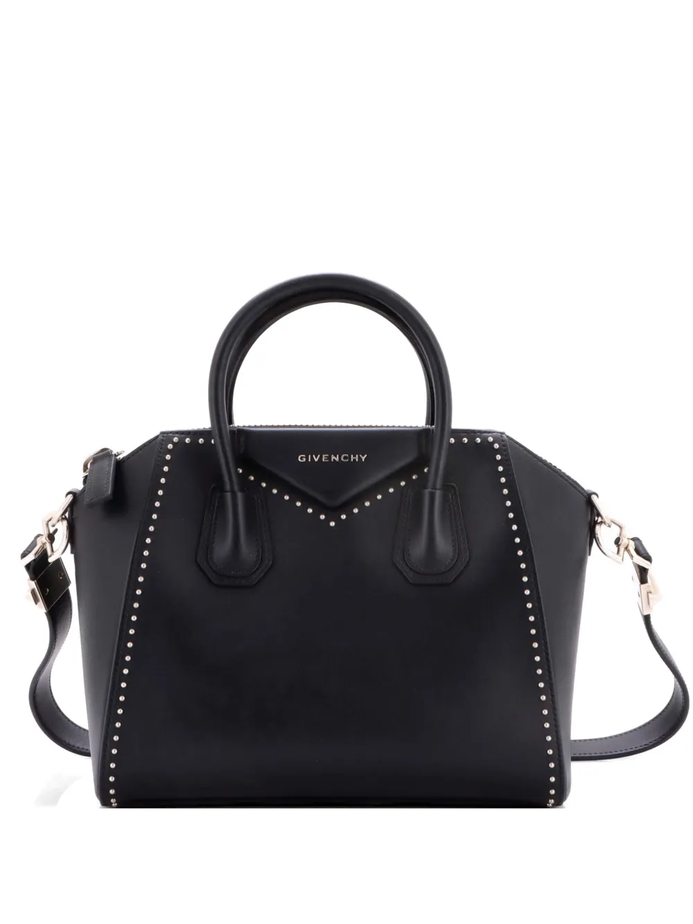 Givenchy Pre-Owned Antigona Bag Studded Leather Small satchel - Nero