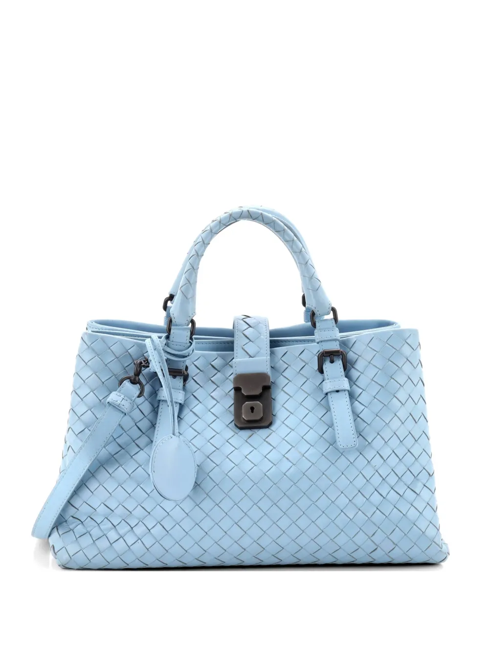 Bottega Veneta Pre-Owned Roma Bag Intrecciato Nappa Small tote bag - Blu