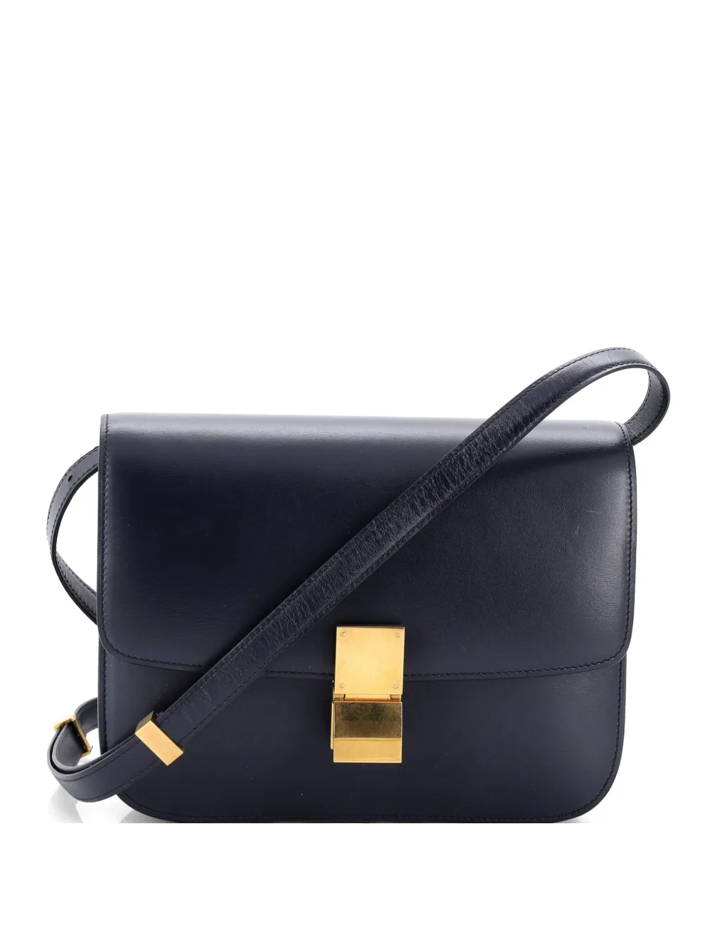 Celine Pre-Owned Classic Box Bag Smooth Leather Medium crossbody bag - Blu