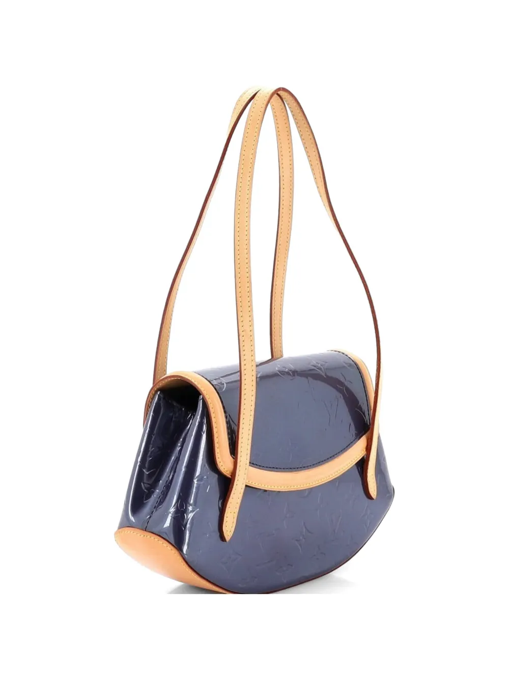 Louis Vuitton Pre-Owned Biscayne Bay Handbag Monogram Vernis PM shoulder bag - Blu