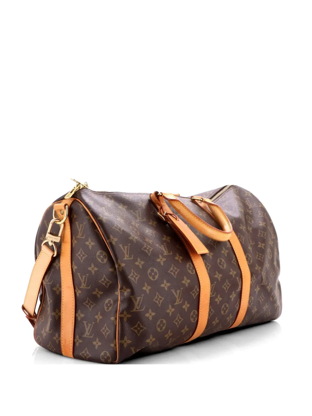 Louis Vuitton Pre-Owned Keepall Bandouliere Bag Monogram Canvas 45 travel bag - Brown