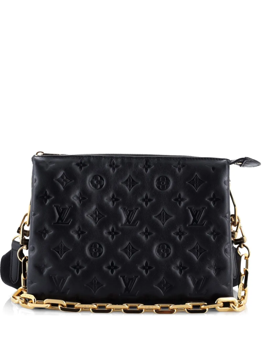 Louis Vuitton Pre-Owned Coussin Bag Monogram Embossed Lambskin PM crossbody bag - Nero